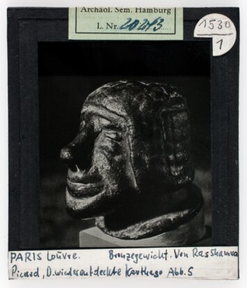 Vorschaubild Bronzegewicht von Ras Shamra, Paris, Louvre Diasammlung